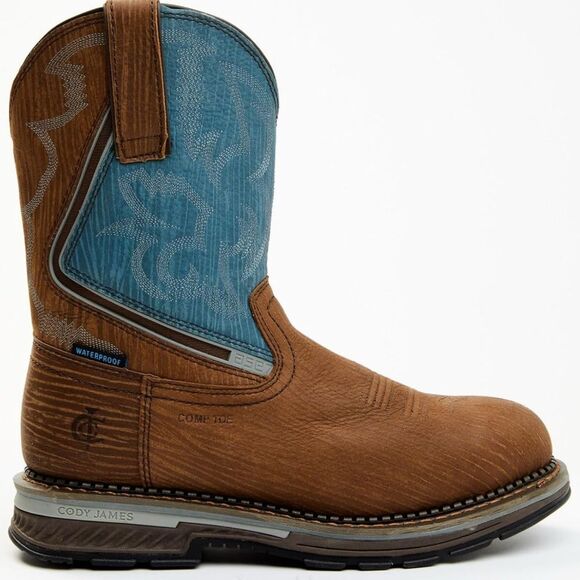 Cody James Men's Disruptor Waterproof Work Boot Composite - Picture 1 of 8